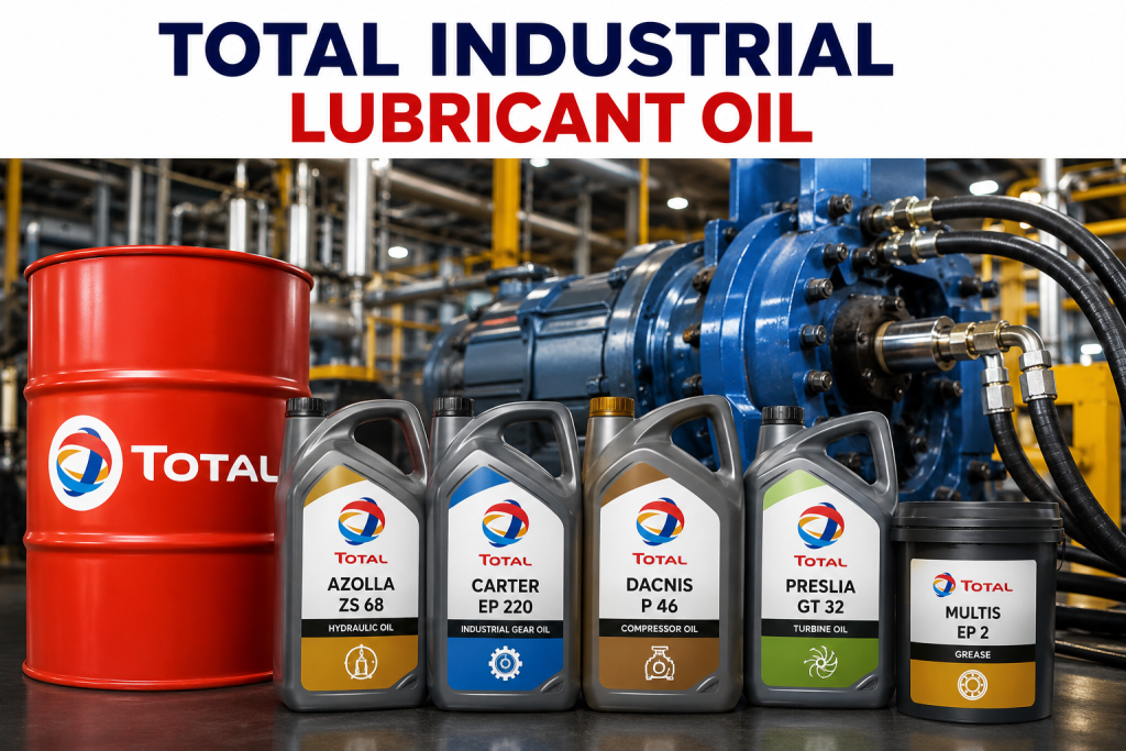 Total INdustrial lubricant oil